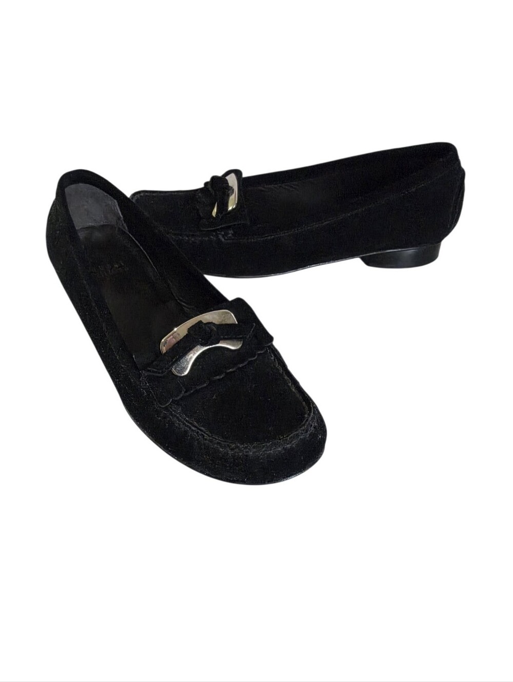 Stuart Weitzmam Suede Loafers Size 7